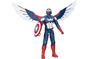 Marvel Studios, Captain America Brave New World, Figura de acción Deluxe del Capitán América a Escala de 30 cm