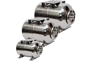 PAG Turbo GmbH® - Edelstahl Druckkessel Membrankessel Ausdehnungsgefäß 24L 50L 100L mit EPDM Membran (50L)