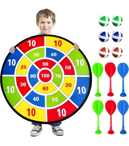 Lot de 20 balles de golf adhésives à scratch, polyvalentes, légères