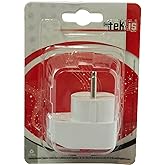 Tek-İş 524098 Fişs Erkek Topraklı Anahtarlı, Beyaz