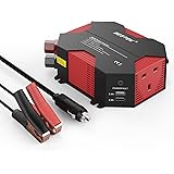 BESTEK 400W Power Inverter Car Charger DC 12V to AC 230V 240V Converter with UK Outlet Socket and 4 USB Ports Auto Adapter Po