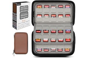 sisma 80 Switch Game Case Compatible with Nintendo Switch Game Cards or SD Cards,Game Cartridge Holders Organiser Home Storage Travel Safekeeping Carrying Case
