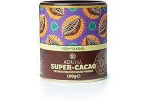 Aduna High Flavanol Super-Cacao Powder, (2 x 100 gram)