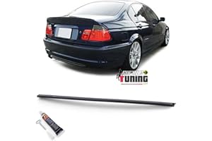 05590 europetuning - BECQUET Spoiler DE Coffre Sport Noir Brillant Compatible BMW Serie 3 E46 BERLINE 1998-2005