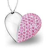 KEXIN 64GB USB Flash Drive USB 2.0 Memory Stick Heart Shape Metal USB Stick USB Pen Drive Thumb Drive 64 GB External Data Sto