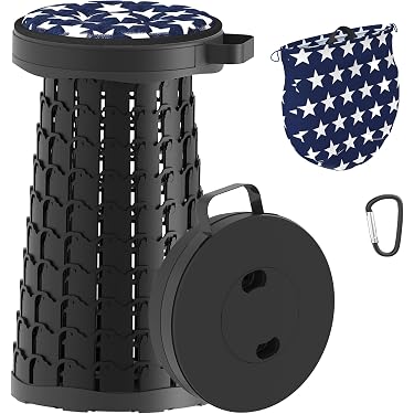 Tabouret Télescopique Pliable – Alu 7075, 340g, 3 Hauteurs – Camping, Rando, Pêche, Voyage