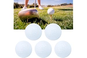 KUULEYN Pelota de golf flotante, 5 piezas Flotador de goma sintética Pelotas de golf de práctica Pelotas de golf de agua de resina sintética termoplástica para deportes en interiores y exteriores Accesorio de