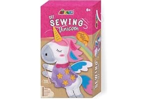 Avenir- Sewing Kit da Cucito Fai da Te con Unicorno, per Bambini, dai 6 Anni in su, Colore, Medio, 01386