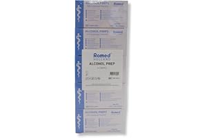 ROMED Tamponi Alcool 30 x 65 mm Tampone Alkoholpads Diversi Quantità (500 Pezzi)