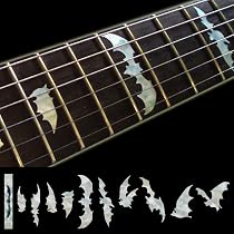 Marqueurs De Frettes Guitare Perle Blanche - Inlay Stickers Custom Dots Pour Guitares Et Basses