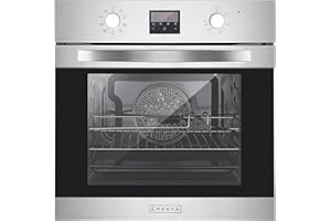 Empava Built-In Electric Steam Oven 72L - 2800W, 9 Functions, Fan Assisted, 360° Rotisserie, Single Oven