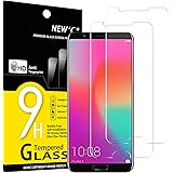 NEW'C 2 Pezzi, Vetro Temperato per Honor View 10, Pellicola Prottetiva Anti Graffio, Anti-Impronte, Senza Bolle, Durezza 9H, 