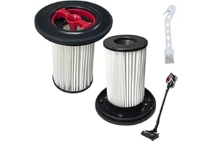 Beaufan Lot de 2 filtres HEPA avec 1 brosse de nettoyage Compatible avec Bosch Unlimited Gen 2 série 8 12036642, 12023349, 12023350