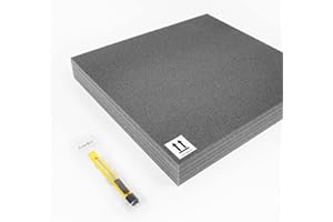 Adam Hall 19" Parts KYOTO FOAM - Inlay für 2HE Rackschubladen zuschneidbar, grau