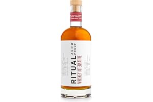 RITUAL ZERO PROOF Whiskey Alternative | Award-Winning Non-Alcoholic Spirit | 25.4 Fl Oz (750ml) | Only 5 Calories | Keto, Paleo & Low Carb Diet Friendly | Make Delicious Alcohol Free Cocktails