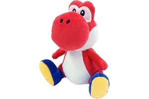 Sanei Super Mario All Star Collection Yoshi Plush Small Peluche (Rouge)