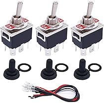 Interruttore A Levetta SPST 2 Posizioni - ON/OFF 6A 125V Per Auto E Camion - Foto 11