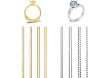 SAIELLIN Ring Size Adjuster For Loose Rings | Plastic Ring Adjuster For Loose Rings | 4 Sizes Ring Tightener For Loose Rings 