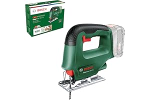 Bosch Home and Garden sierra de calar a batería EasySaw 18V-70 (sin batería, en caja), Verde, Sistema de 18 V, PST 800 PEL
