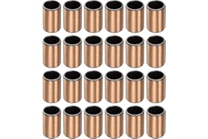 QUARKZMAN Cuscinetti a Manicotto Alesaggio 8 Mm x Diametro Esterno 10 Mm x Lunghezza 15 Mm Cuscinetti Lisci Boccole Avvolte Senza Olio per Parti Scorrevoli di Macchinari, 20pz