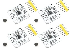 4 st AS5600 magnetiska kodare magnetiska induktionsvinkelmätningssensormodul