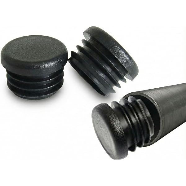 Round Sheet Metal Plug – 1-3/8 Inch Diameter, 3-Piece Set, Black Plastic – Perfect For Covering Unused Holes