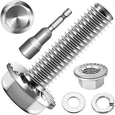 Viti Testa Svasata Con Brugola In Acciaio Inox M2.5 X 6mm - Confezione Da 50 Pezzi - Uxcell