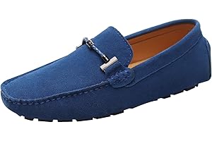 Jamron Męskie Eleganckie Klamra Mokasyny Wygodne Zamszowe Buty do Jazdy Modny Mokasyny Kapcie