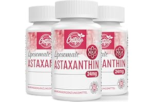 CESTFILO Liposomale Astaxanthine Supplement 24MG, absorption maximale, antioxydant naturel, sans gluten, sans GMO et sans gluten (60 Count (Pack of 3))