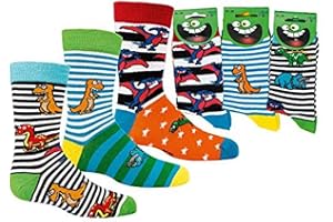 FussFreunde Kinder Socken, 6 Paar für Jungen/Mädchen,Schadstoffgeprüft, in vielen Mustern