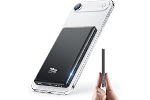 Ntaanoo Power Bank for Magsafe, 2026 Ultra Slim 5000mAh 20W Fast Charging Powerbank Wireless Magnetic Portable Charger,USB C in&Out PD Phone Battery Pack,for iPhone 12/13/14/15/16/17 Mini Plus Pro Max