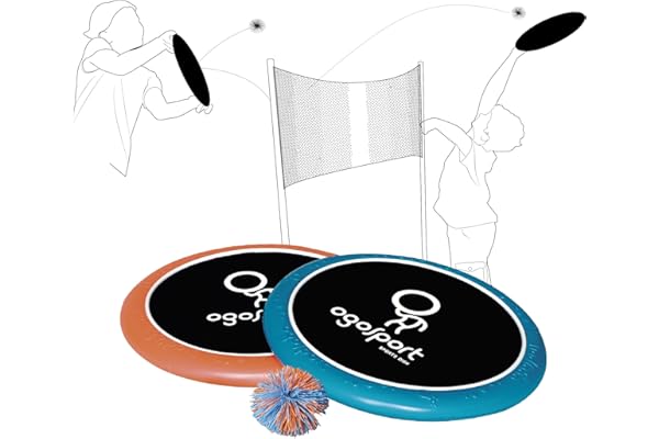 Schildkröt Ogo Sport Set, 2 Disques Souples Ogo Ø29cm, 1 Balle, Taille Standard, Le Classique Jeu Populaire
