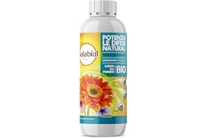 Solabiol Lecitina di Soia Concentrato, Corroborante - Potenziatore delle difese delle piante da attacchi di funghi patogeni come oidio, ticchiolatura e ruggine. 1L