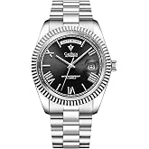 CADISEN Design Automatic Watch Men's Mechanical Stainless Steel Waterproof Wristwatches Homage Non-Allergic