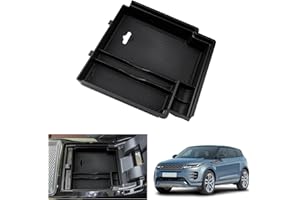 GAFAT Compatibile con Range Rover Evoque 2019-2025 2026 Contenitore per Console Centrale, Evoque L551 Organizer per Braccioli, Vano Portaoggetti, Accessori Evoque