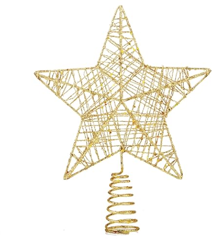 Weihnachtsbaumspitze Engel 20cm Gold - Klassische Baumkrone Für Weihnachten
