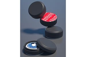 Yomisee 4 Stück Hülle Kompatibel mit Apple Airtag, IPX8 wasserdichte Hülle Mit 3M Superkleber, Stoßfest Kratzfest Case Cover Für Fahrrad, TV Fernbedienung, Drohne, Brieftasche