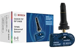Bosch F026C00469 - QF0469 - Capteur TPMS universel QUICK FIT - Capteur de pression de pneus avec valve en caoutchouc noir - 4