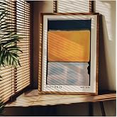 Fark Tanıtım Rothko &Ccedil;er&ccedil;evesiz Poster, Modern Dekoratif &Ccedil;er&ccedil;evesiz Poster, Tablo, Rothko-4, 21 x 30