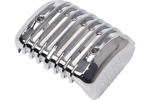 Bid4ze Chrome Front Voltage Regulator Cover Trim Accent Compatible With Harley Softail FXS FXSTC FXSTS 2001-2017 Motorcycles