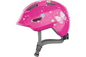 ‎ABUS Kask dziecięcy ABUS Smiley 3.0 - kask rowerowy z głębokim dopasowaniem, przyjaznym dla dziecka designem i kwadratem w kratkę