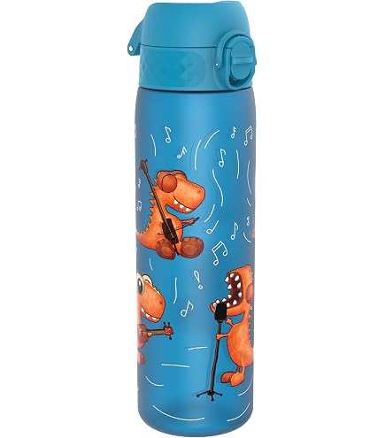 Gourde Ion8 500ml Isotherme - Anti-fuite, Couvercle OneTouch, Sans BPA - Motif Licorne - Pour école, Sport, Voyages - 4