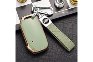 Ontto etui na kluczyki samochodowe pasuje do Passat, Kia Sportage, Ceed, Soul, Sorento, Cerato, Forte, NIRO, Stinger R GT K5, TPU, etui ochronne, 3 przyciski, kolor złoty, zielony