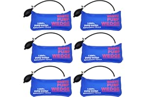 WANYI 2PCS Air Wedge Inflatable Air Wedge Car Door Pump Up Bag Heavy Duty Universal Pump Wedge Airbag Air Wedge Pump Alignment Tool for Door Window Installation and Auto Repair