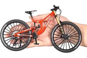 Finger MTB mountainbike modell 1:8 skala miniatyr av legering | Miniatyrdesign, legeringsmaterial, detaljerad modell, fingerleksaker, samlarobjekt