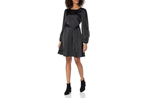 The Drop Vestido Elástico Sedoso con Cinturón, por @Shopdandy Dresses Mujer