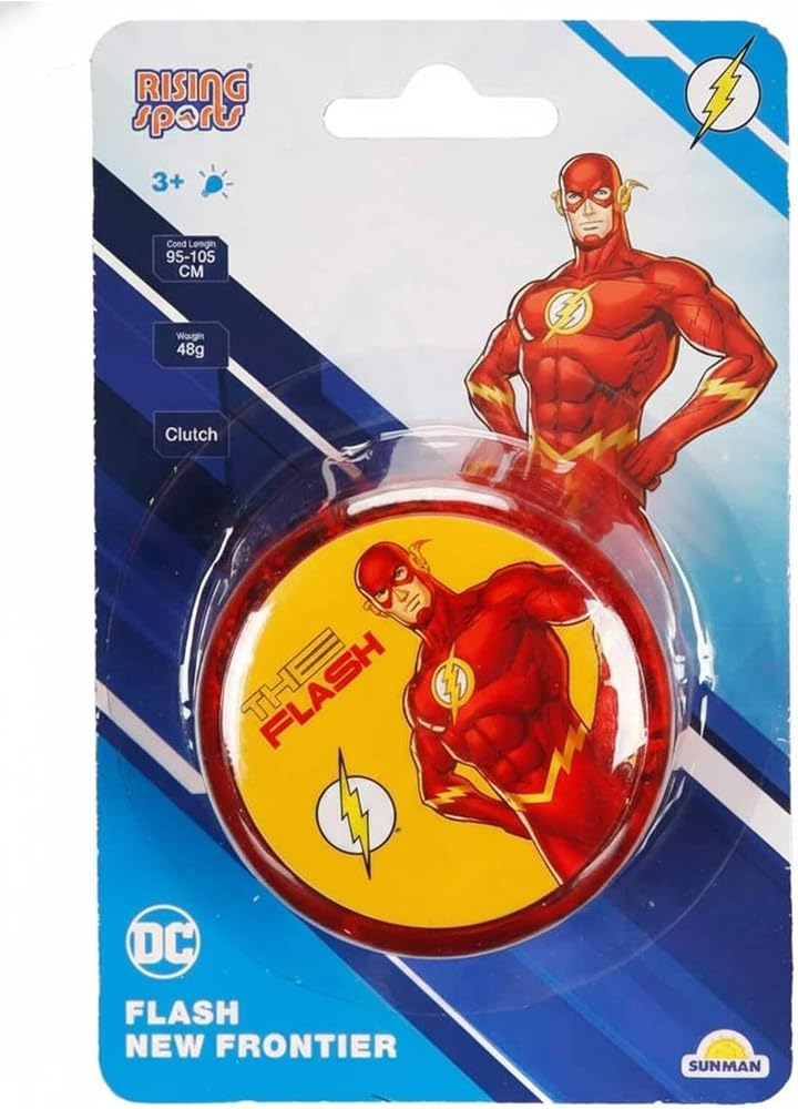 Sunman Flash Yoyo, DC Çizgi Roman Karakteri, 95-105 cm, 48g, Kırmızı