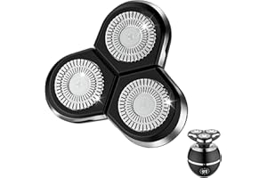 ETENTOUS Shaver Heads Replacement Electric Razor for Men(not campatible with 7D Shaver), 3D Blade Replacement Heads, Replacement Blade Electric Shaver for Men