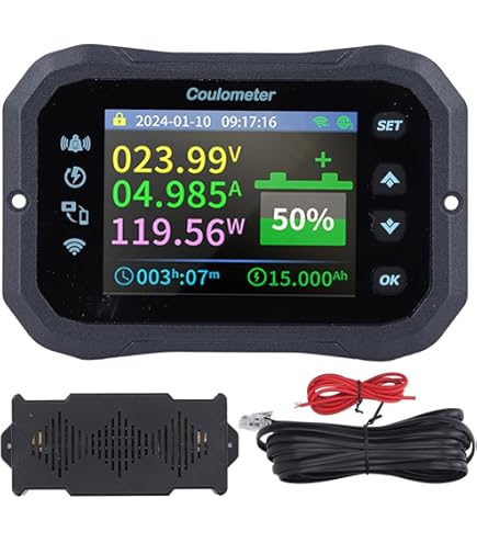 iHaospace DC 12 V-36 V accubewaker met uitschakeling, spanningsbeveiliging, laagspanningsschakelaar, programmeerbare onderspanningsschakelaar, overontladingsbeveiliging, automatische uitschakeling iHaospace DC 12 V-36 V accubewaker met uitschakeling, spanningsbeveiliging, laagspanningsschakelaar, programmeerbare onderspanningsschakelaar, overontladingsbeveiliging, automatische uitschakeling