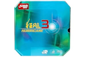 BESTPARTS Best Music Posters DHS NEO Hurricane 3 Table Tennis Rubber Sheet Ping Pong Rubber,2.15mm